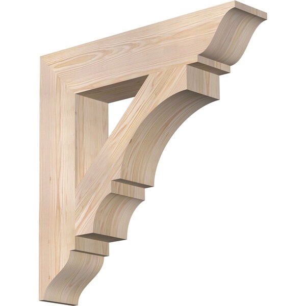 Ekena Millwork Balboa Traditional Smooth Bracket, Douglas Fir, 5 1/2"W x 28"D x 28"H BKT06X28X28BOA01SDF - main